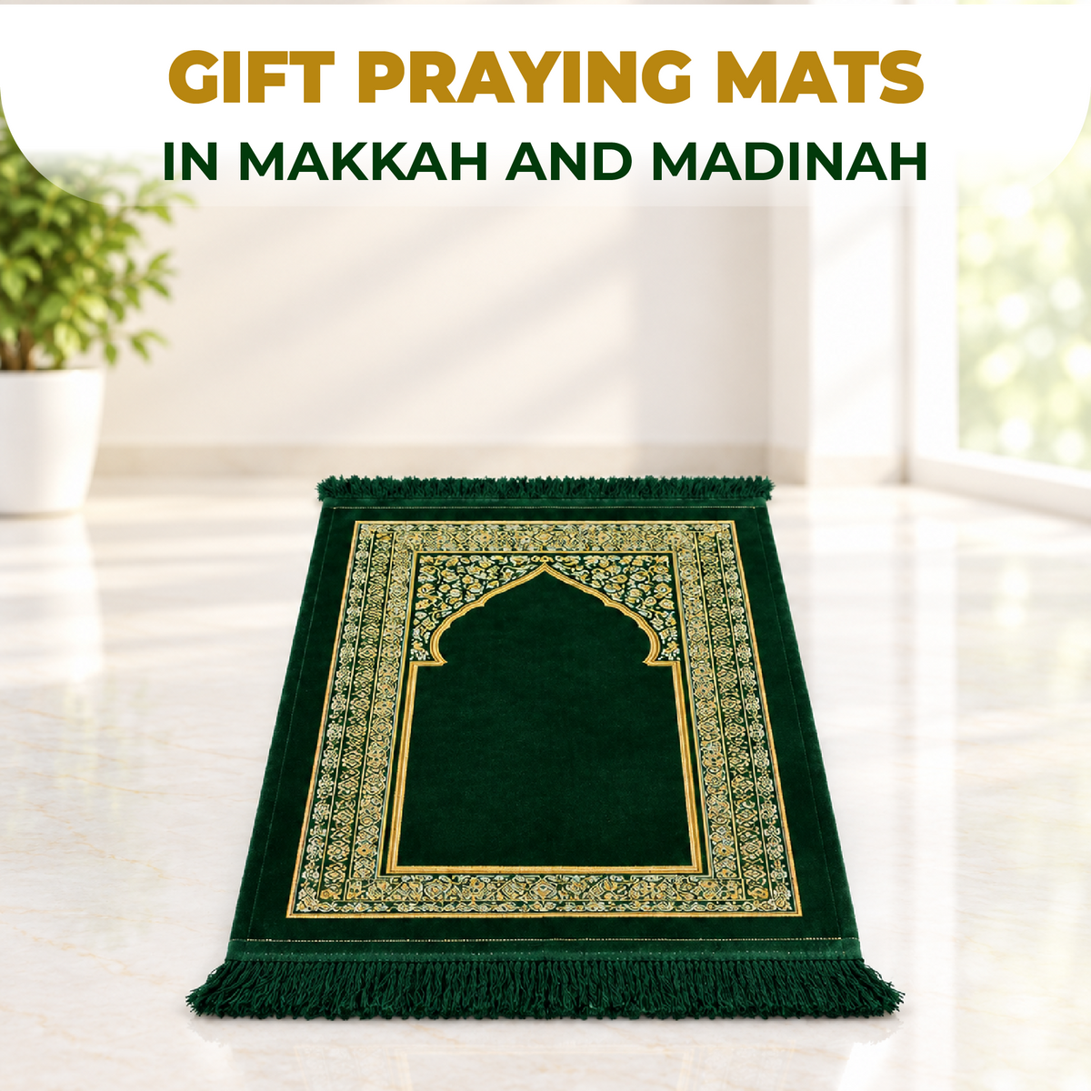 Prayer Mat Gift – Makkah & Madinah